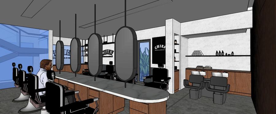 CHIEF Barbershop Bintaro Utama interior
